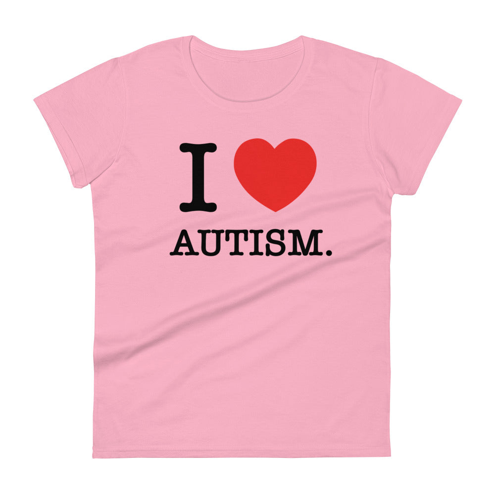 I Love Autism women's tee